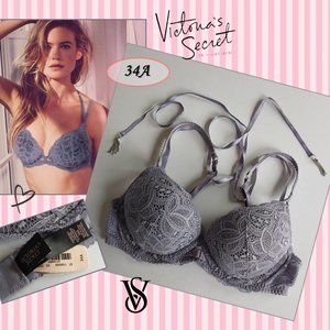STUNNING! ✨ NWT 34A Victoria's Secret Lavender Lace Bra with Tassels